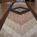 Handmade Quilted Table Runner (long view)