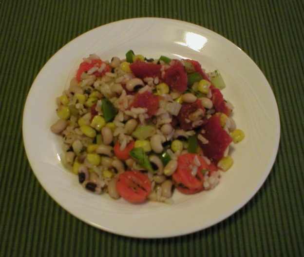 Blackeye Peas with Rice and Vegetables (Meatless Hoppin' John)