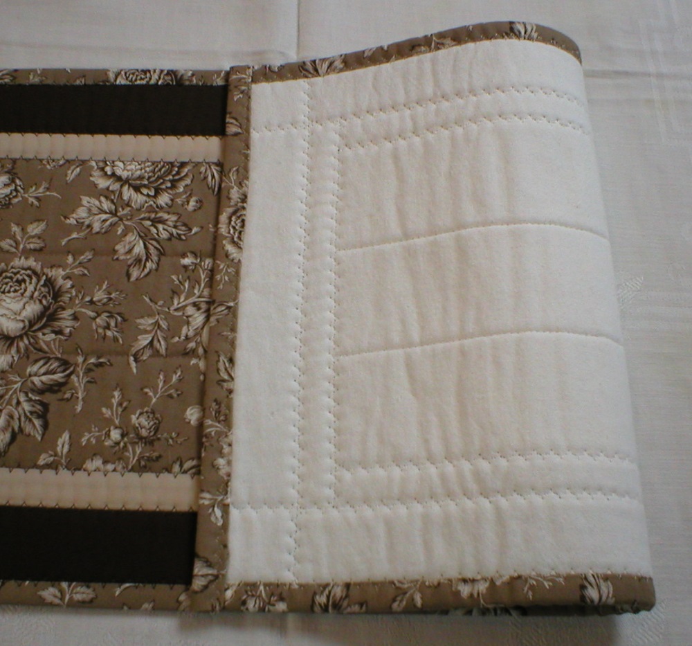 handmade quilted table runner