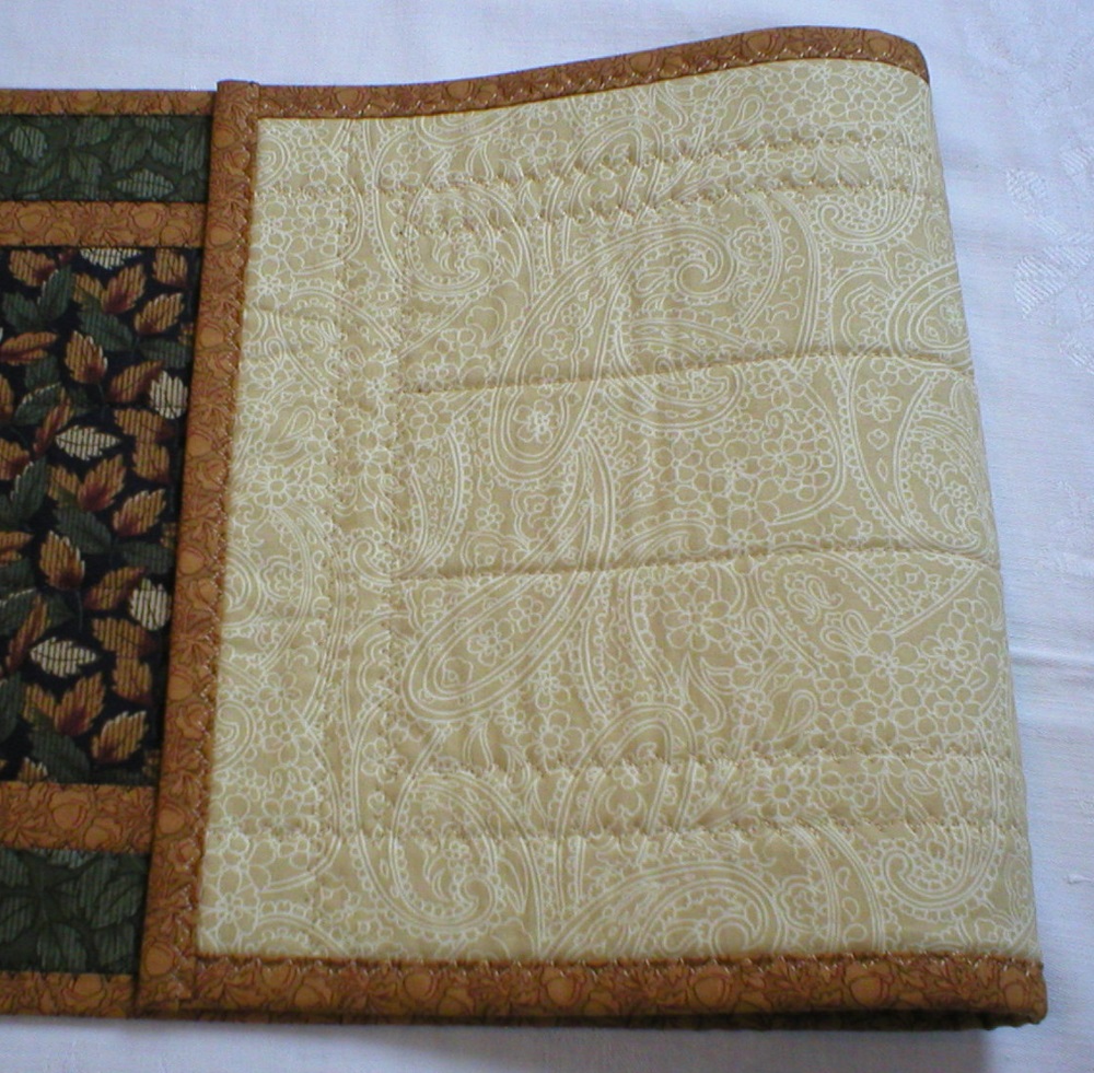 handmade quilted table runner