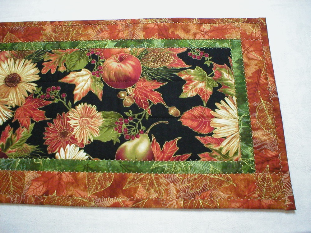 handmade quilted table runner