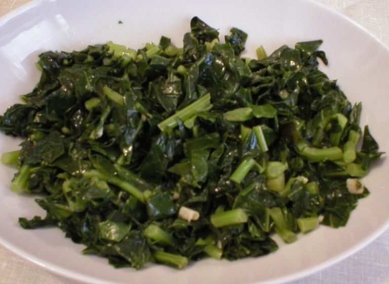 EASY Sauteed Kohlrabi Greens