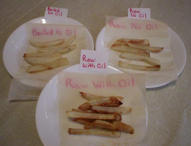 Oven Potato Fries Oil vs No OIl Test