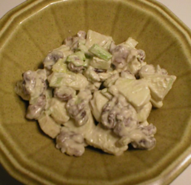 Apple Raisin Salad with Cashew Cream