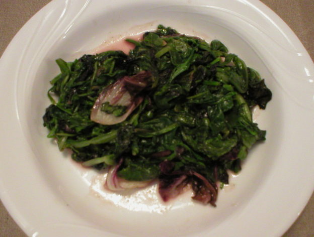 Fast Sauteed Spring Mix