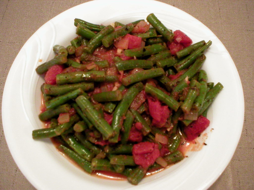 Green Beans with Tomatoes