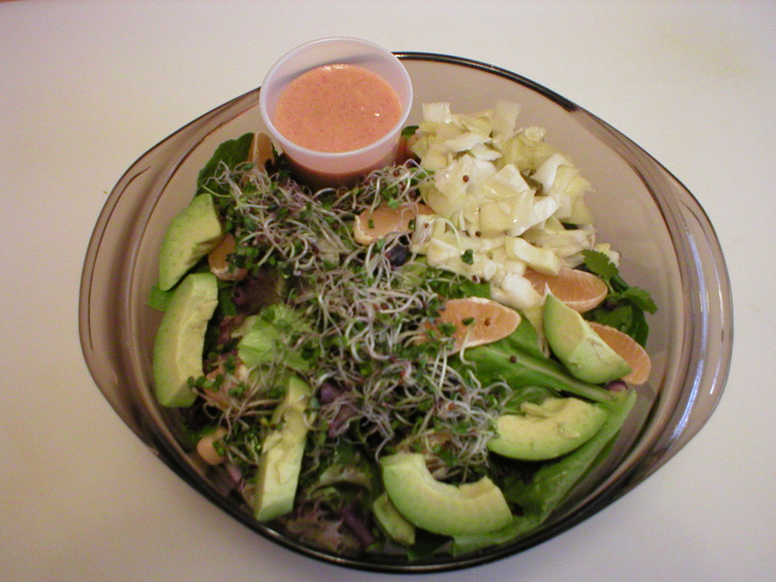 Spring Mix Salad with CarrotOrange Dressing